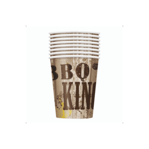 BBQ king paper cups