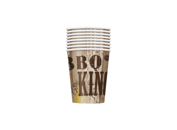 BBQ king paper cups