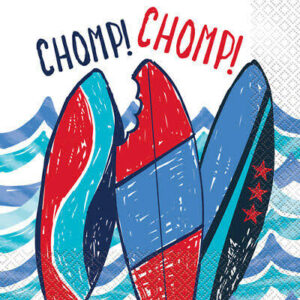 Shark party napkins 16pk