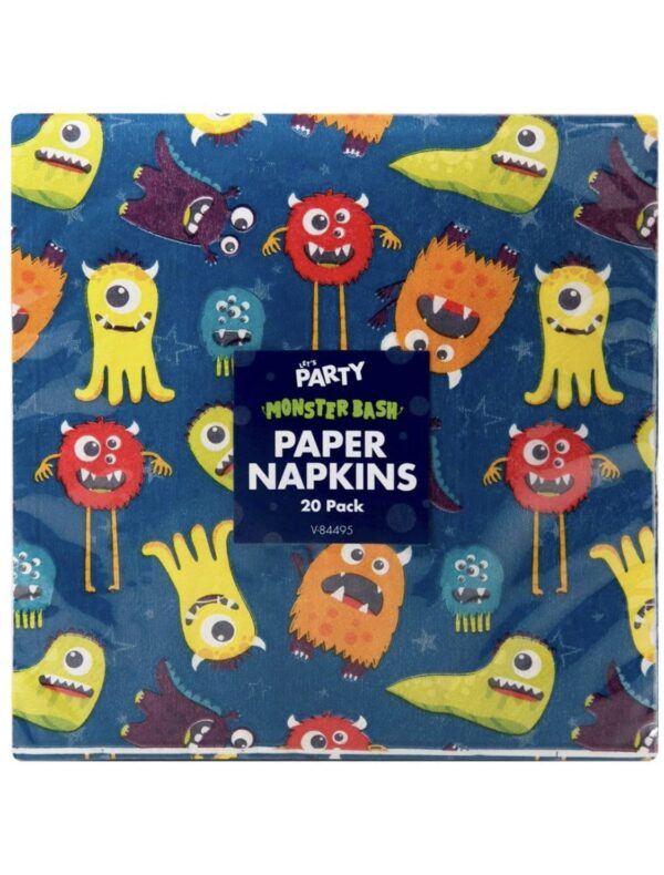 Monster bash napkins 20pk