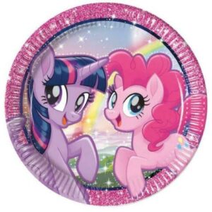 Little pony paper plates