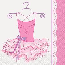 Pink Ballerina Party Napkins