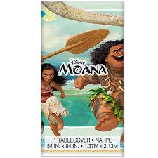 Moana Plastic Tablecover 120x180cm