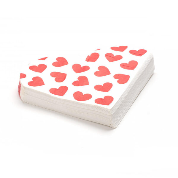 Heart Shaped Napkins