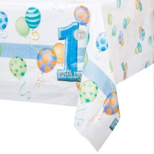 1st boy birthday tablecover