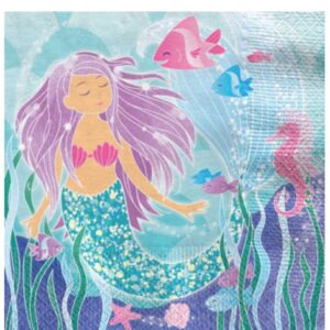 Mermaid Swimming napkins 20pk