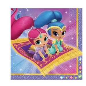 Shimmer shine luncheon napkins pk16