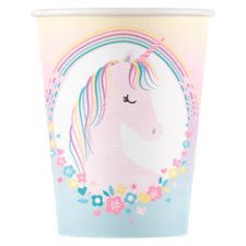Pastel unicorn 8pk cups