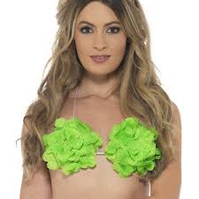 Hawaiian flowered bra