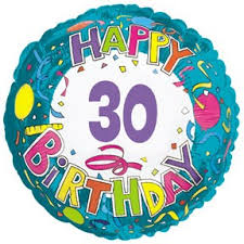 Happy birthday 30 teal 18