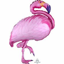 Flamingo foil balloon 67cm