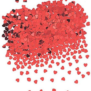 Heart shaped confetti