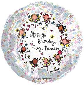 Happy birthday fairy princess 18in