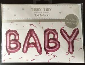 Teeny tiny baby foil balloons