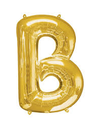 B 34incs foil balloon