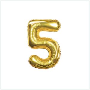 30in foil numbered balloon