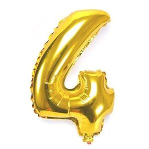 Rose gold 65cm number balloon