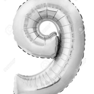30in foil numbered balloon