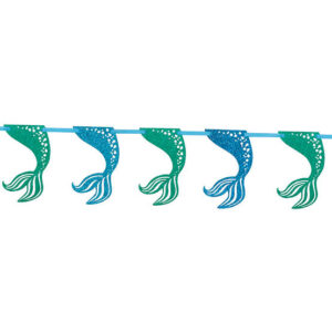 Mermaid banner bunting