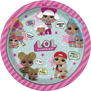 Lol surprise plates 8pk