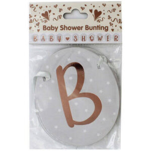 Baby Shower Bunting Rosegold