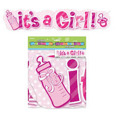 Giant Its A Girl Banner