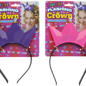 Flashing crown headband