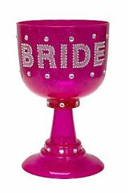 Bride bling giant goblet