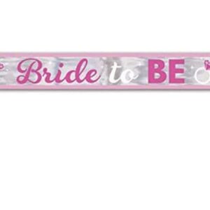 Bride To Be Metallic Banner