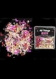 L Plate Confetti