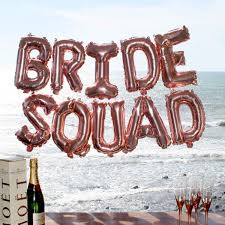 Bride Squad Foil Balloons