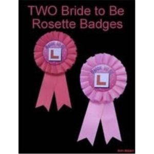 Hen party rossete badge