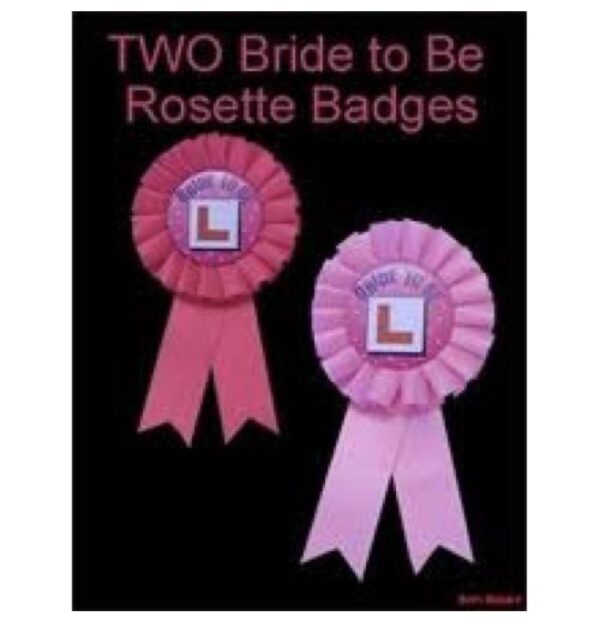 Hen party rossete badge