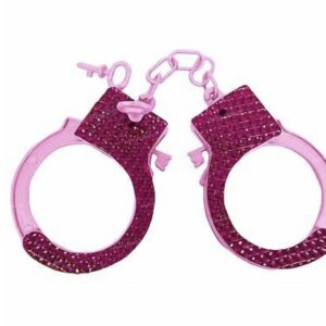 Hen party pink handcuffs