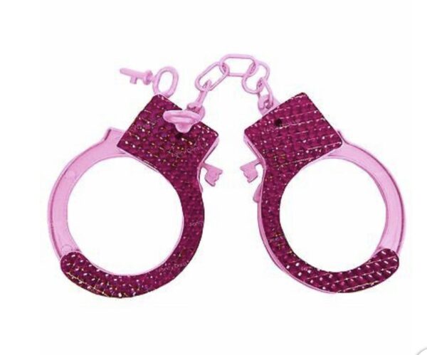 Hen party pink handcuffs