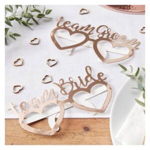 Rose Gold Fun Glasses