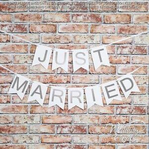 Just Married Bunting