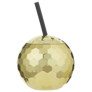 Gold Disco Ball Cup