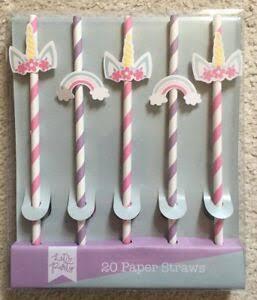 Unicorn Paper Straws