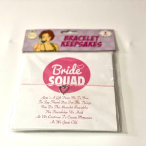 Bride squad bracelet keepsakes