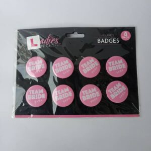 8 ladies night badges