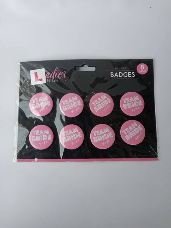 8 ladies night badges