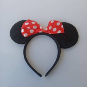 disney minnie mouse red black headband
