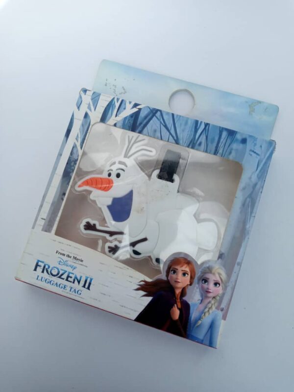 frozen luggage tag