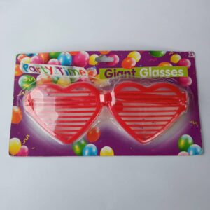 giant heart glasses
