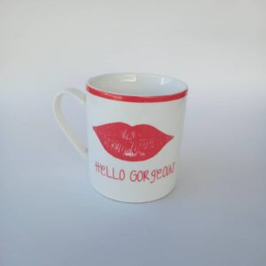 hello gorgeous mug