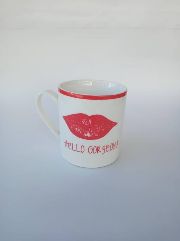 hello gorgeous mug