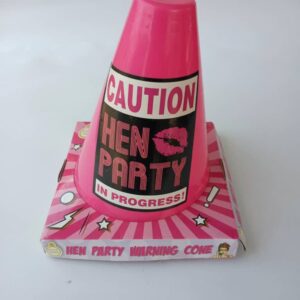 hen party warning cone