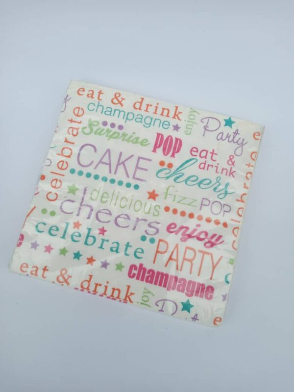 multicolor polka dot napkins 20pk (2)