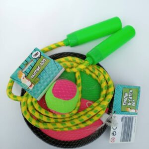 throw and catch set with skipping rope